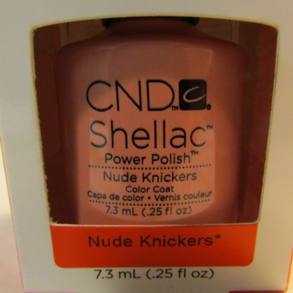 CND Shellac Brand Power Polish Color Coat “Nude Knickers” .25 oz